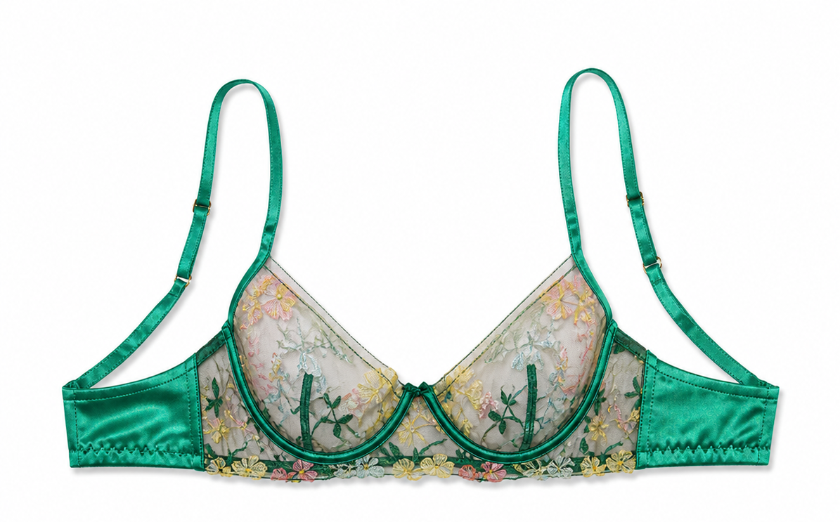 Green Garden Bra