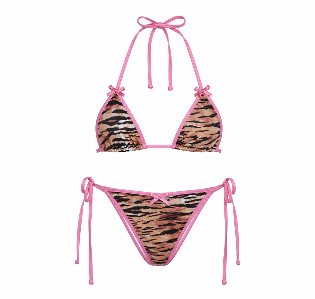 Blush Leopard Bikini